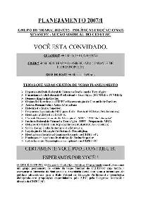 GT Políticas Educacionais da Seção realiza planejamento