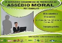UFSC sedia 3º Seminário Catarinense de Prevenção ao Assédio Moral