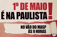 Sindicato abre 10 vagas para o Ato Nacional do 1º de maio em São Paulo