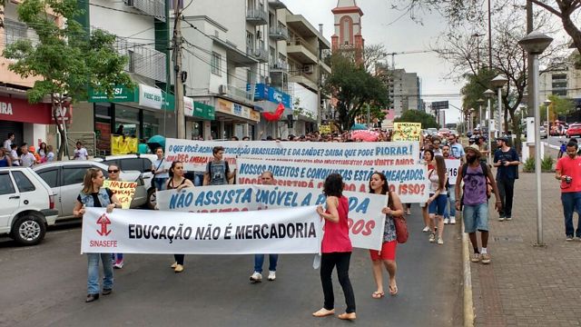 Servidores do IFSC se mobilizam contra a retirada de direitos