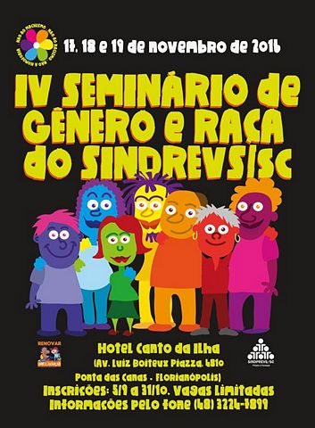 Sindicato abre vagas para o IV Seminário de Gênero e Raça do Sindprevs/SC
