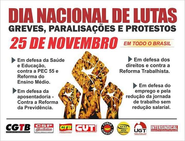 Caravana Nacional: para barrar a PEC 55, todos/as à Brasília!