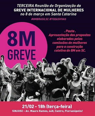 Ajude a construir a Parada Internacional das Mulheres na sua região