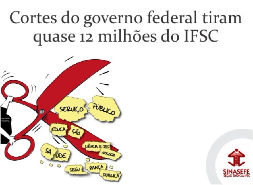 Cortes do governo federal tiram quase 12 milhões do IFSC