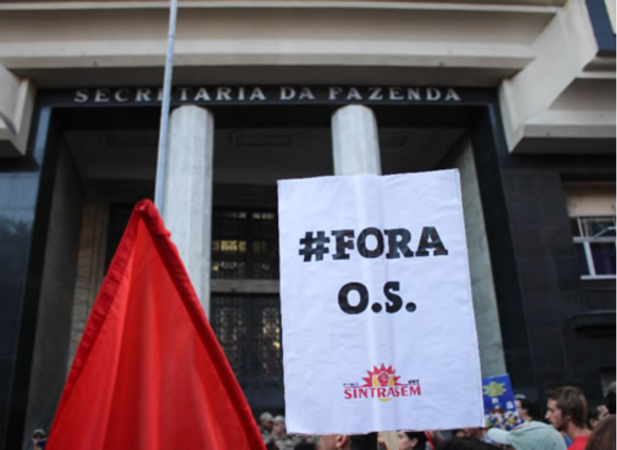 Seção IFSC do Sinasefe apoia a luta dos municipários de Florianópolis