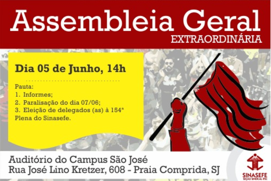 Servidores realizam Dia Nacional de Luta em 7 de junho