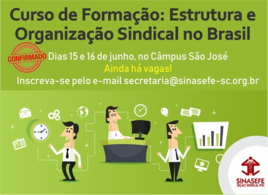 Curso de formação confirmado para os dias 15 e 16 de junho