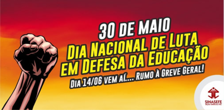 Dia 30 a aula é na rua!