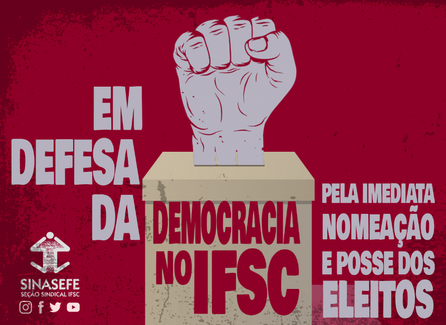 Em defesa da democracia no IFSC