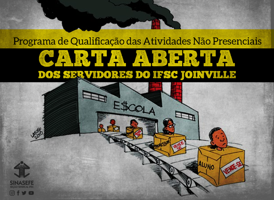 Carta aberta dos servidores do IFSC Campus Joinville