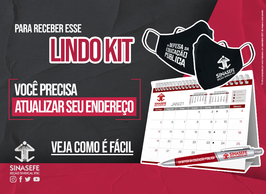 Seção vai presentear sindicalizados neste final de 2020