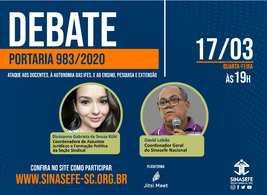 Sindicato promove debate sobre a Portaria 983/2020