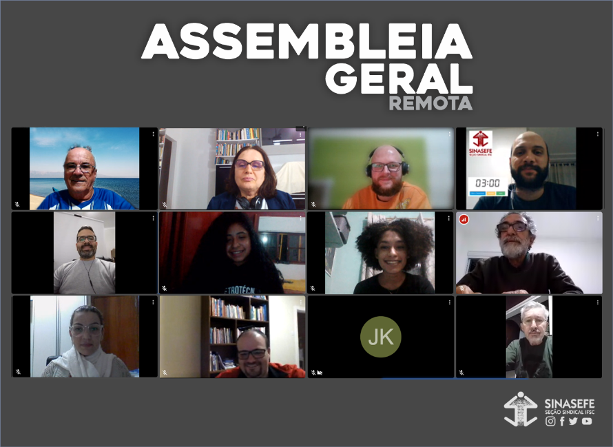 Assembleia reafirma posição contrária ao retorno presencial
