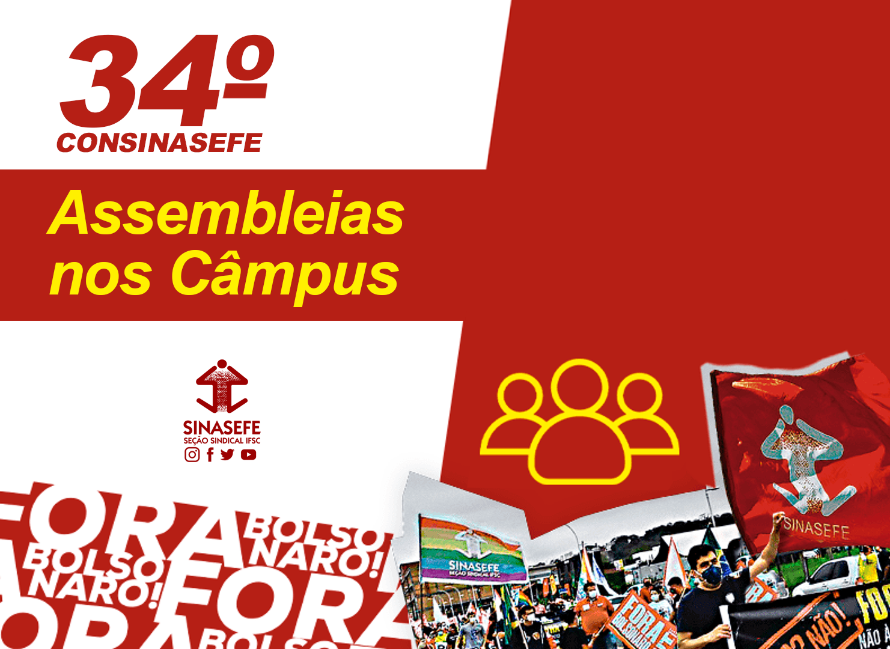 Começa a eleição de delegados/as para o 34º Consinasefe