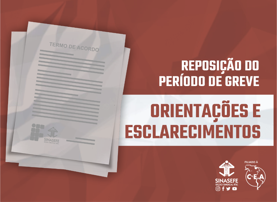GT publica orientações sobre a reposição da greve