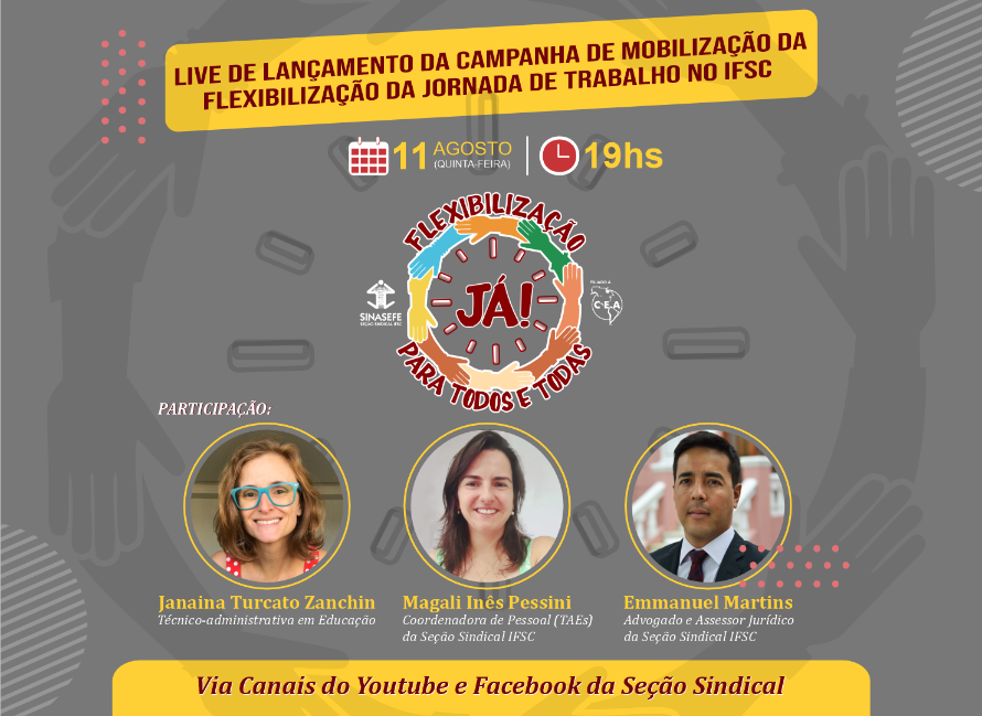 Flexibilização da jornada deve valer para todos e todas
