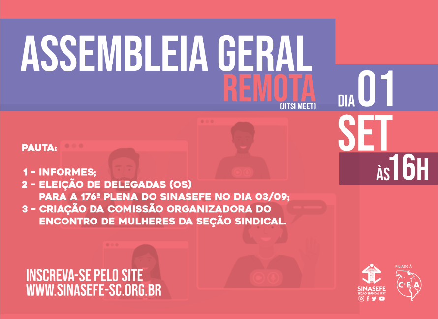 Sindicato realiza assembleia nesta quinta, dia 1/9
