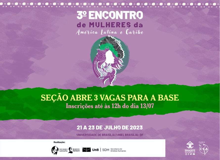 Sindicato abre vagas para Encontro de Mulheres em Brasília