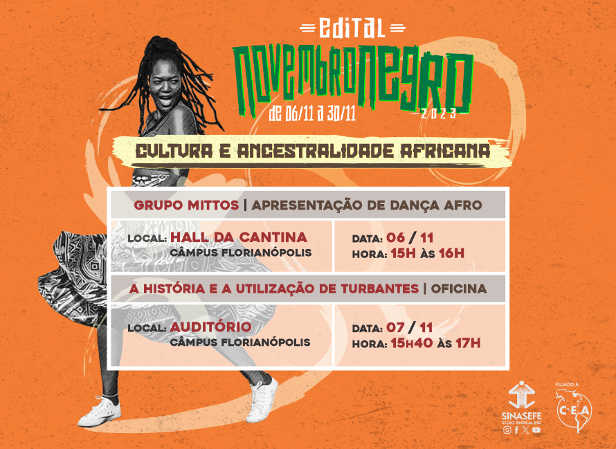 Câmpus Fpolis terá programação do Novembro Negro