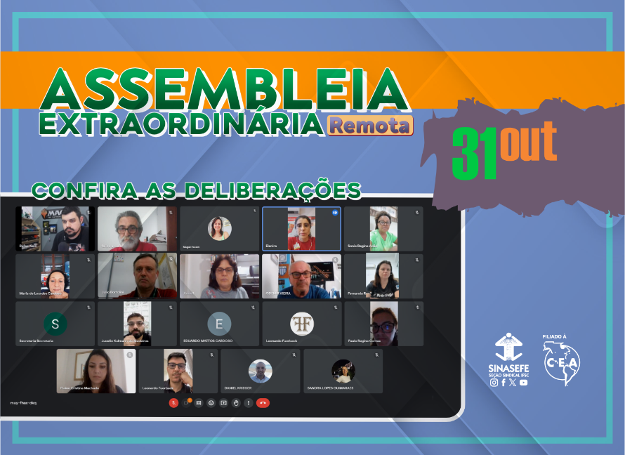 Assembleia aprova mobilização nos dias 7 e 8/11
