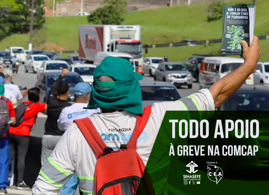 Sindicato manifesta apoio à greve na Comcap