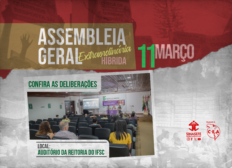 Servidores apontam para a construção da greve no IFSC