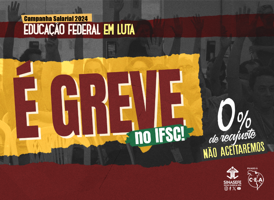 Materiais e informações referentes à greve no IFSC 2024