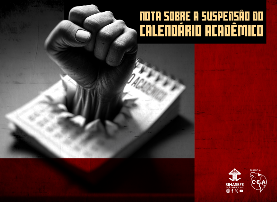 Nota sobre a suspensão do calendário acadêmico