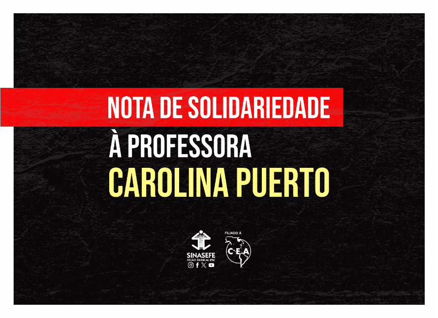 Nota de solidariedade à professora Carolina Puerto