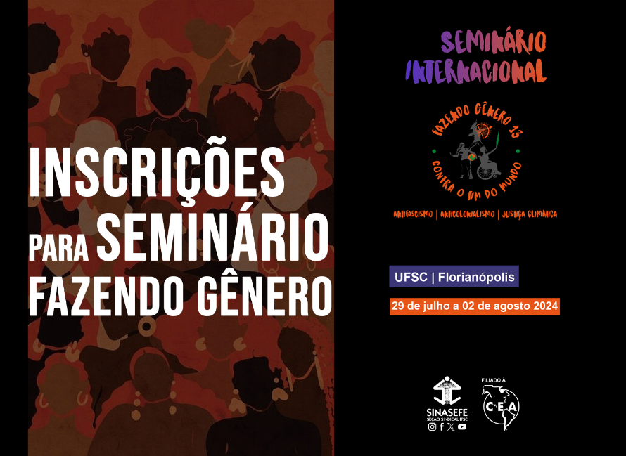 Seção abre inscrições para Seminário Fazendo Gênero