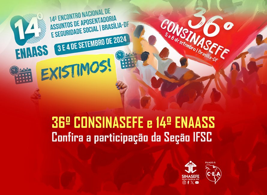 Seção IFSC vai levar 32 delegadas/os ao 36º Consinasefe