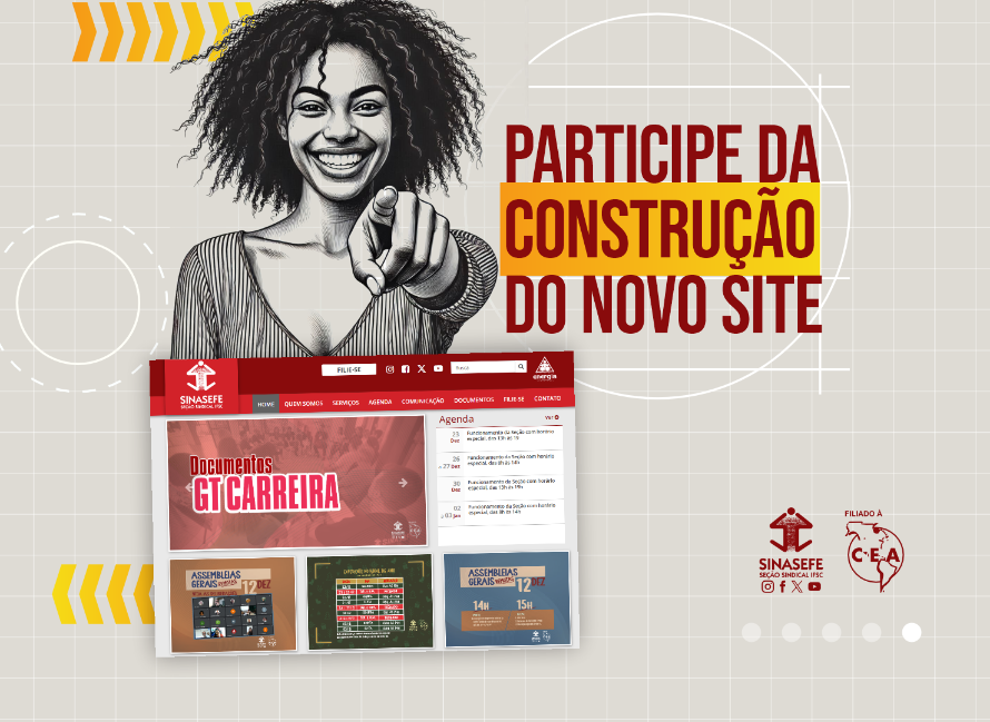 Participe da construção do novo site da Seção Sindical IFSC