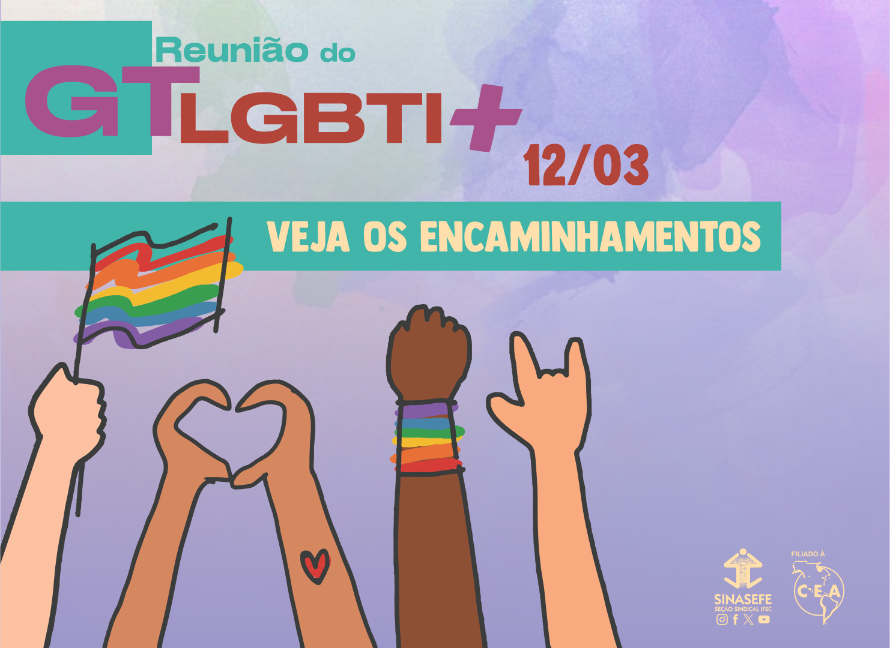GT LGBTI+ aprova propostas de organização e formação