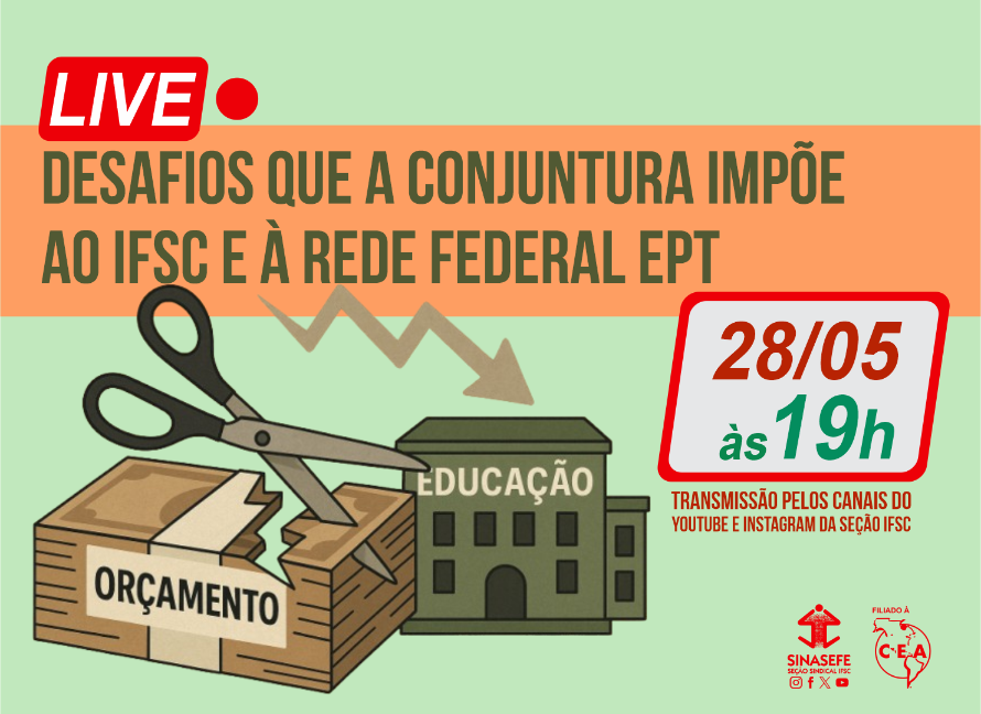 Seção promove live para debater os desafios da Rede Federal