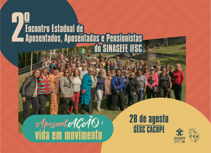 2º Encontro de Aposentados e Pensionistas será dia 28/08