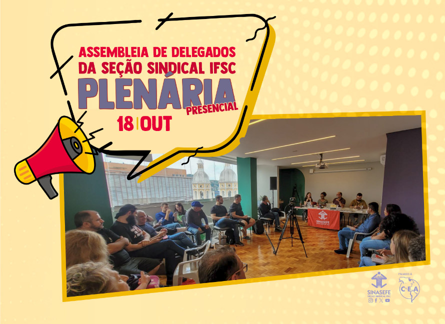Plenária de Delegados organiza paralisação no IFSC