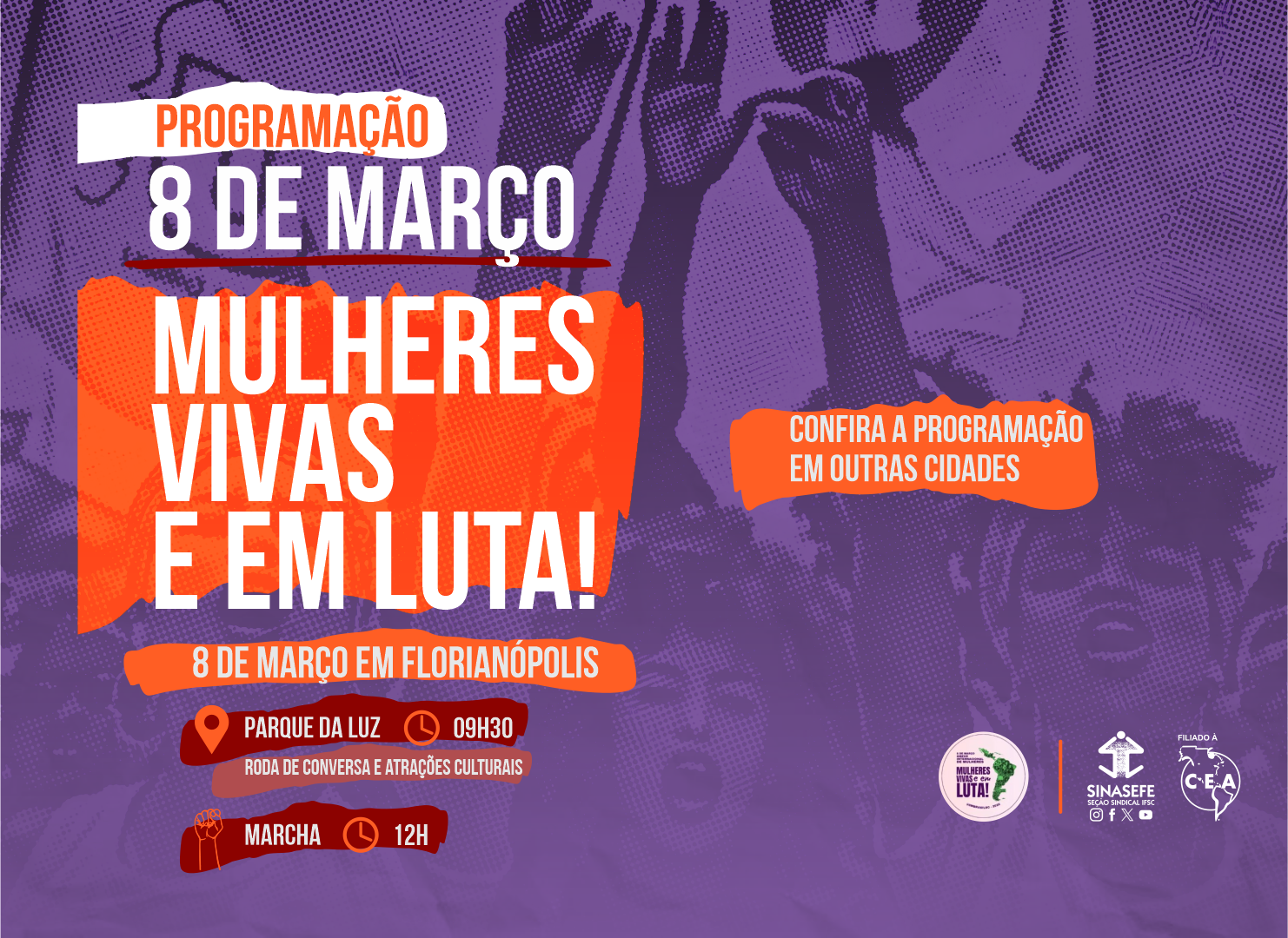 8M chama atenção para feminicídios em Santa Catarina