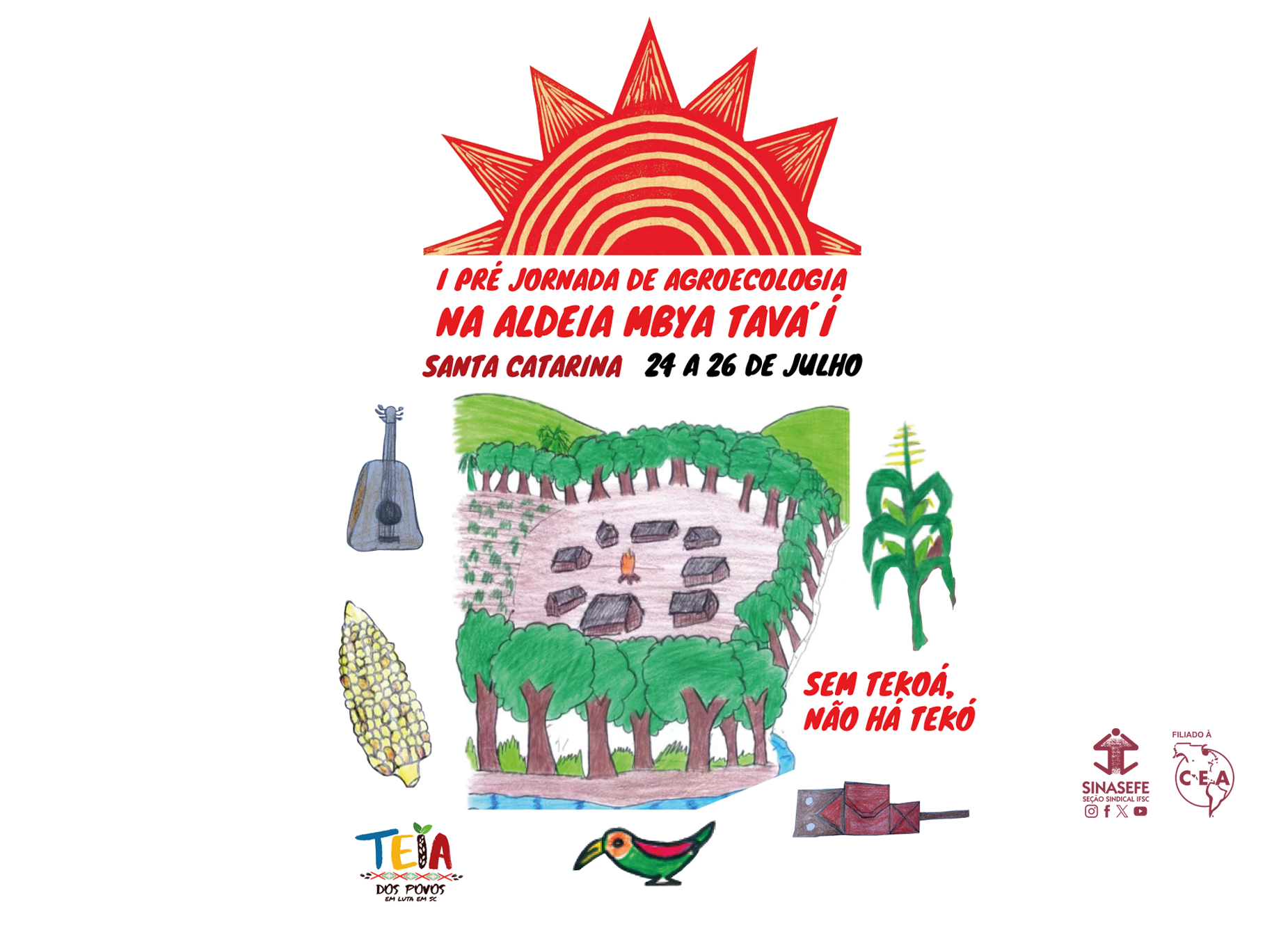 1ª Pré-Jornada de Agroecologia da Aldeia Tava’í