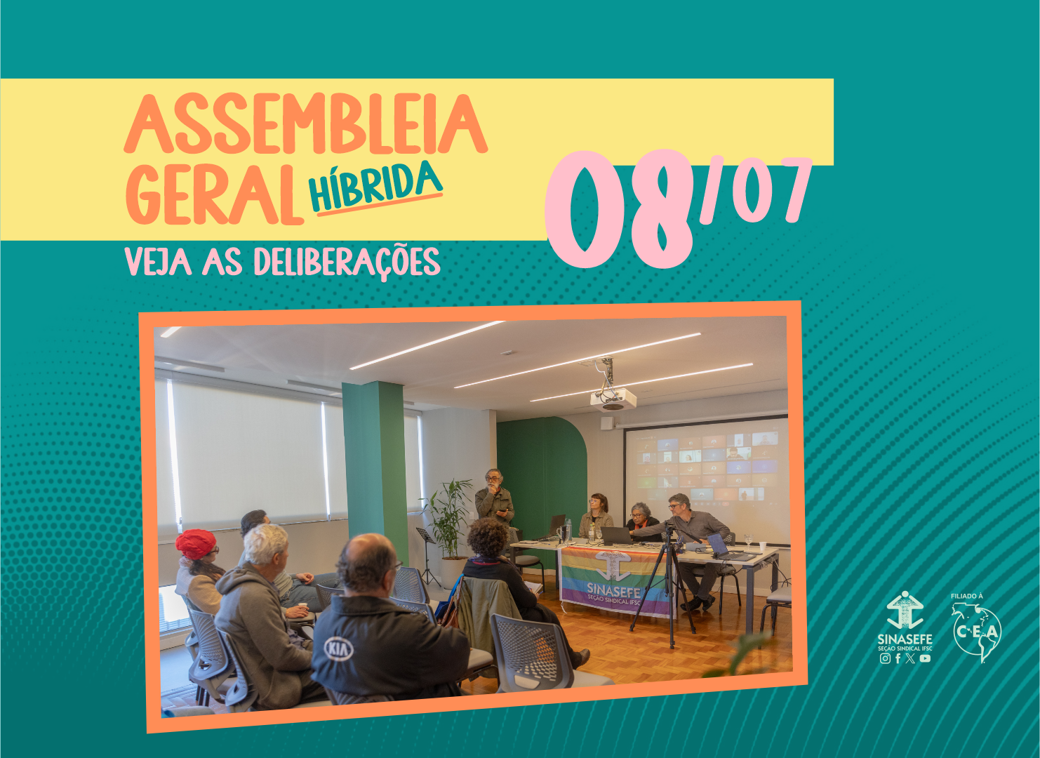 Assembleia elege nomes para fóruns do Sinasefe