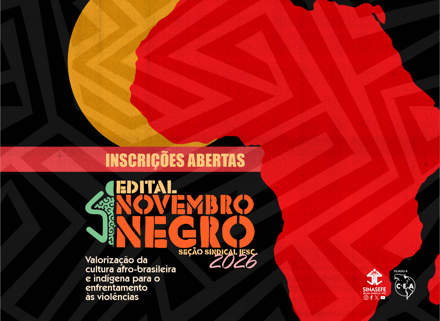 Inscrições abertas para o edital novembro negro 2026