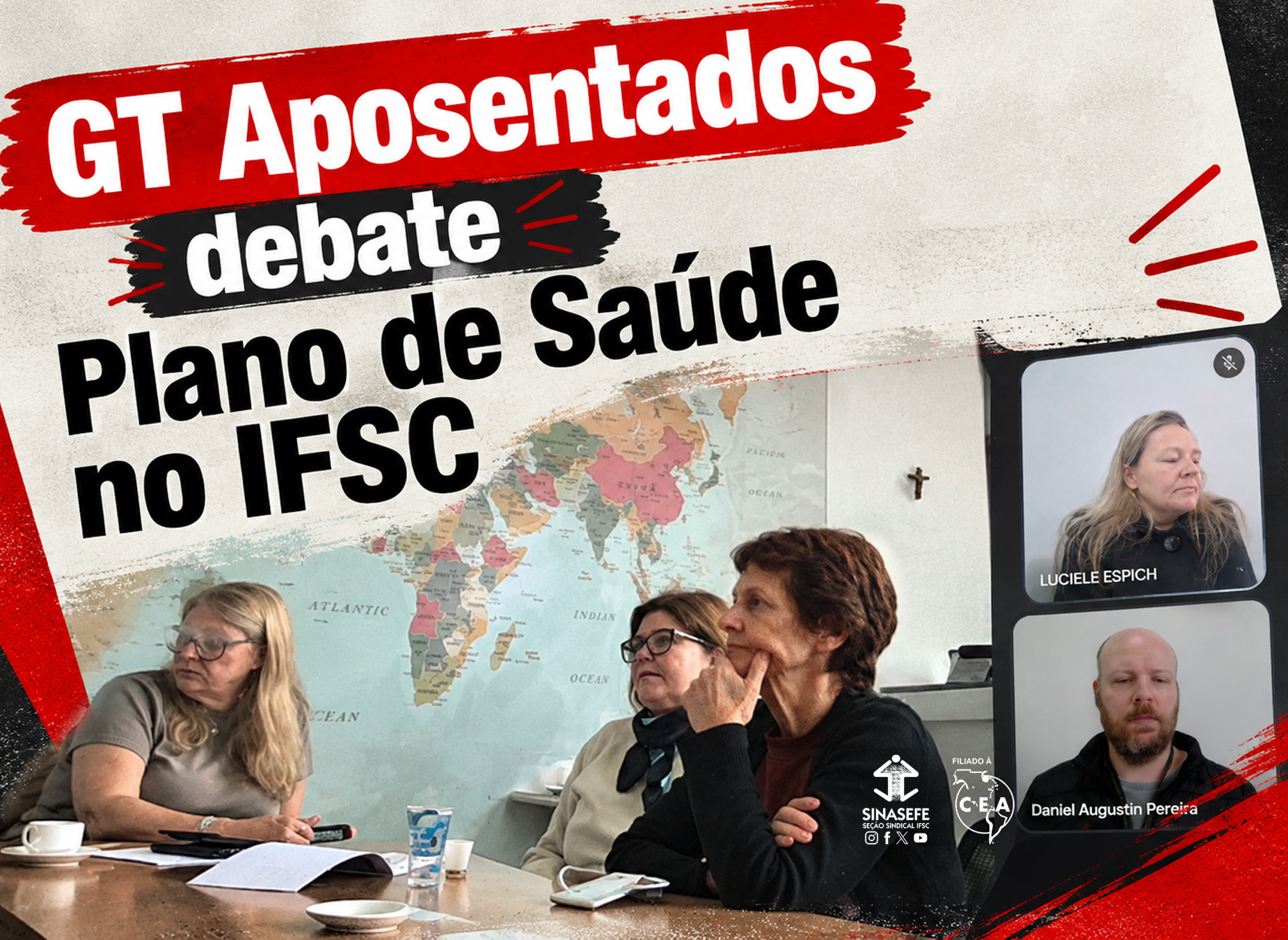 GT Aposentados debate Plano de Saúde no IFSC