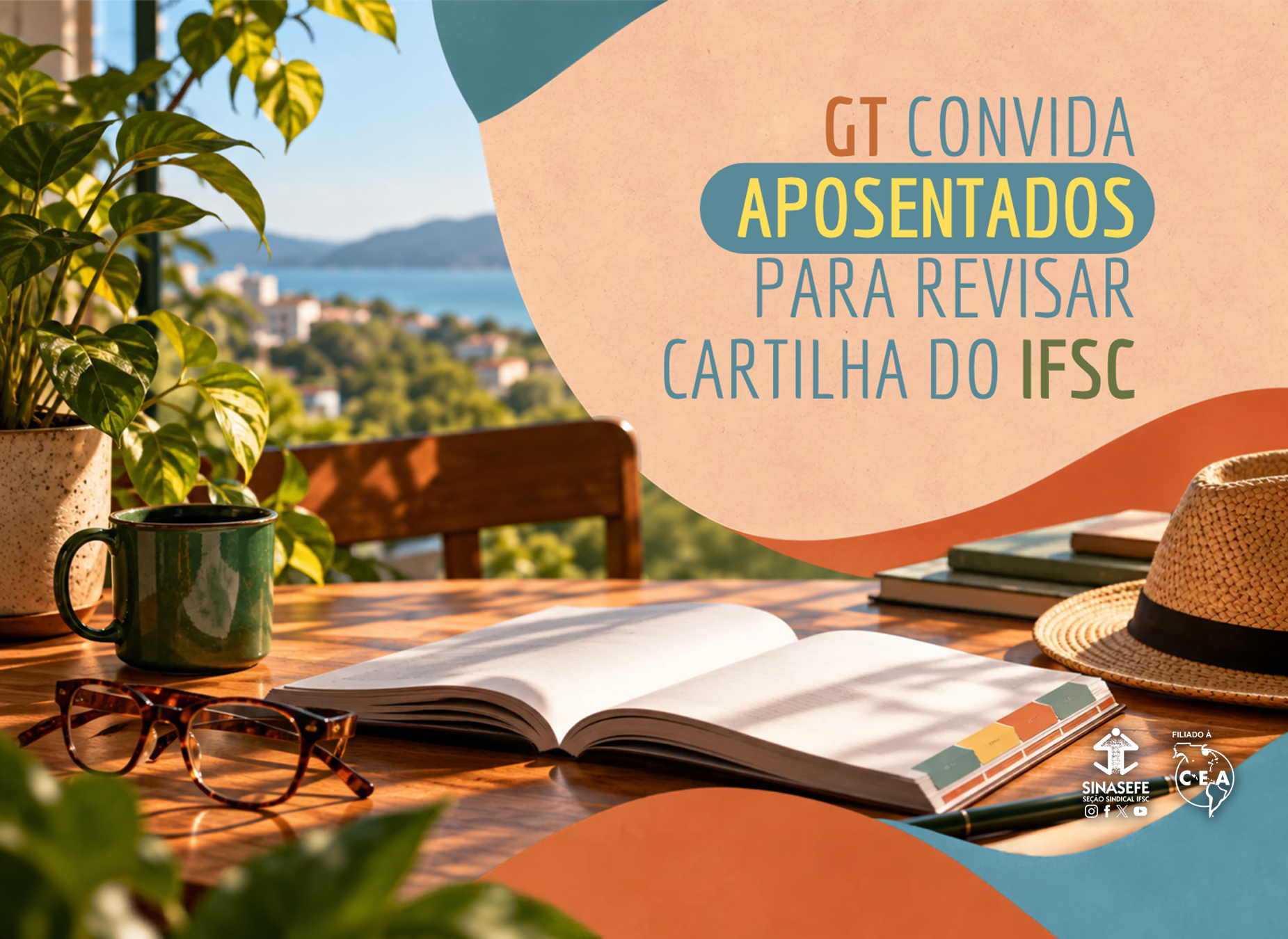 GT convida aposentados para revisar cartilha do IFSC